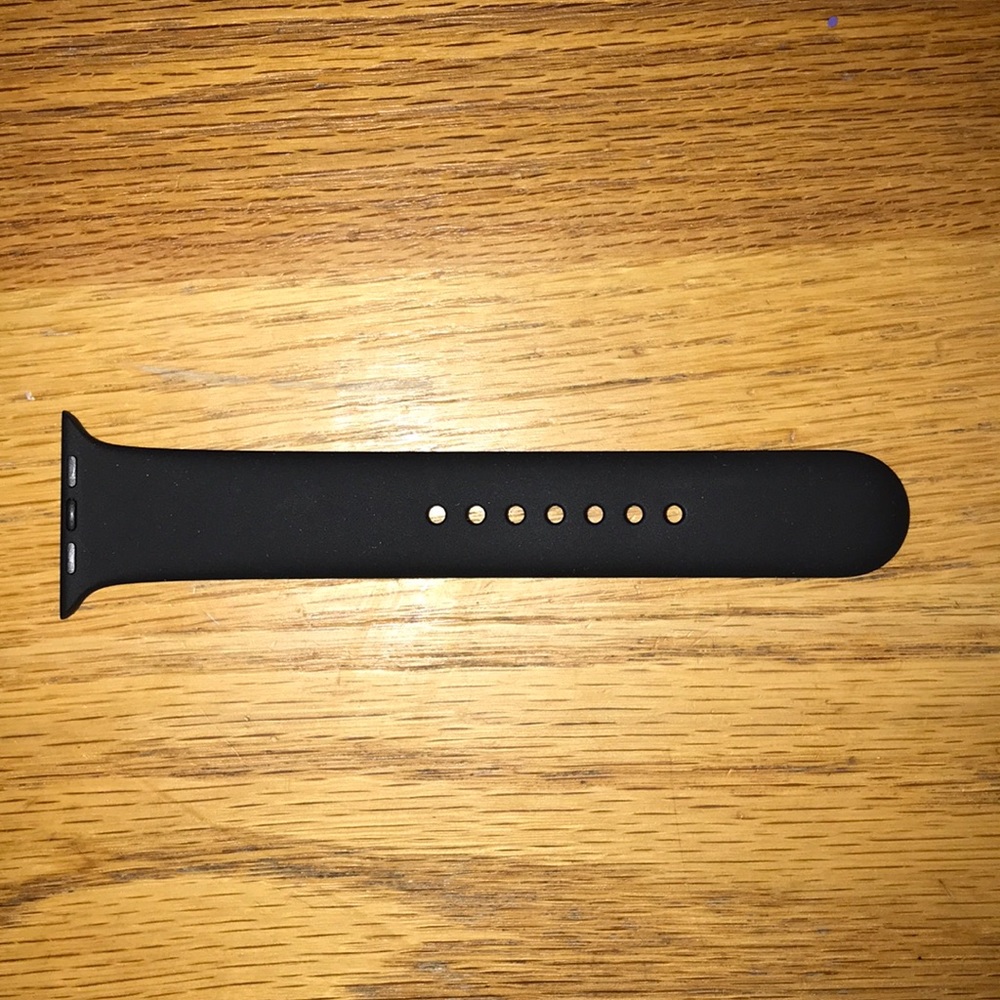 BLACK 42MM APPLE WATCH BAND